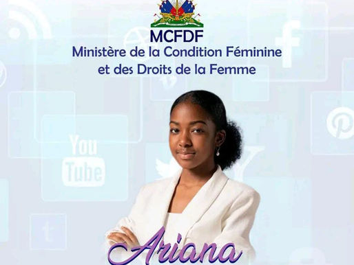 Ariana Lafond au Togo : le MCFDF salue une représentation haïtienne sur la scène internationale