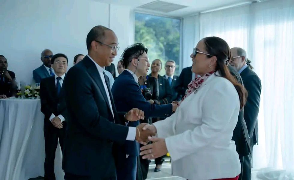 La chancelière Raina Forbin reçoit les civilités du corps diplomatique en Haïti