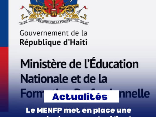 Le MENFP met en place une commission pour planifier la rentrée scolaire 2026–2027