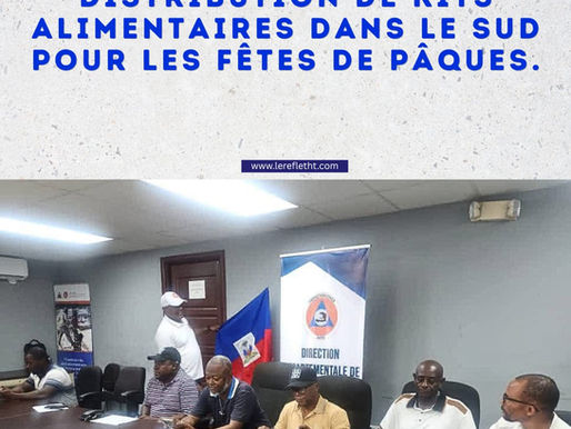 Distribution de kits alimentaires dans le Sud pour les fêtes de Pâques