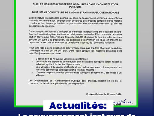 Le gouvernement instaure de nouvelles mesures d’austérité face à la crise pétrolière