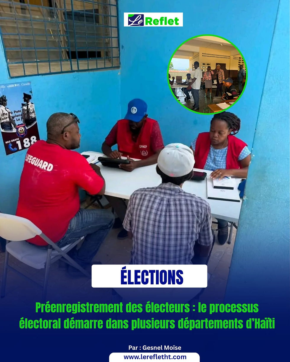Préenregistrement des électeurs : le processus électoral démarre dans plusieurs départements d’Haïti