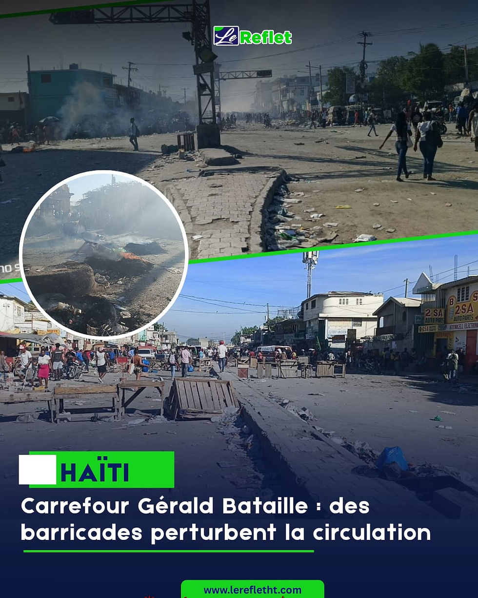 Carrefour Gérald Bataille : des barricades perturbent la circulation