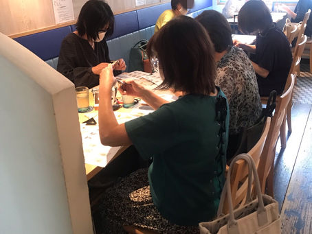 「大人可愛いアクセサリー作りvol47」が終わりました