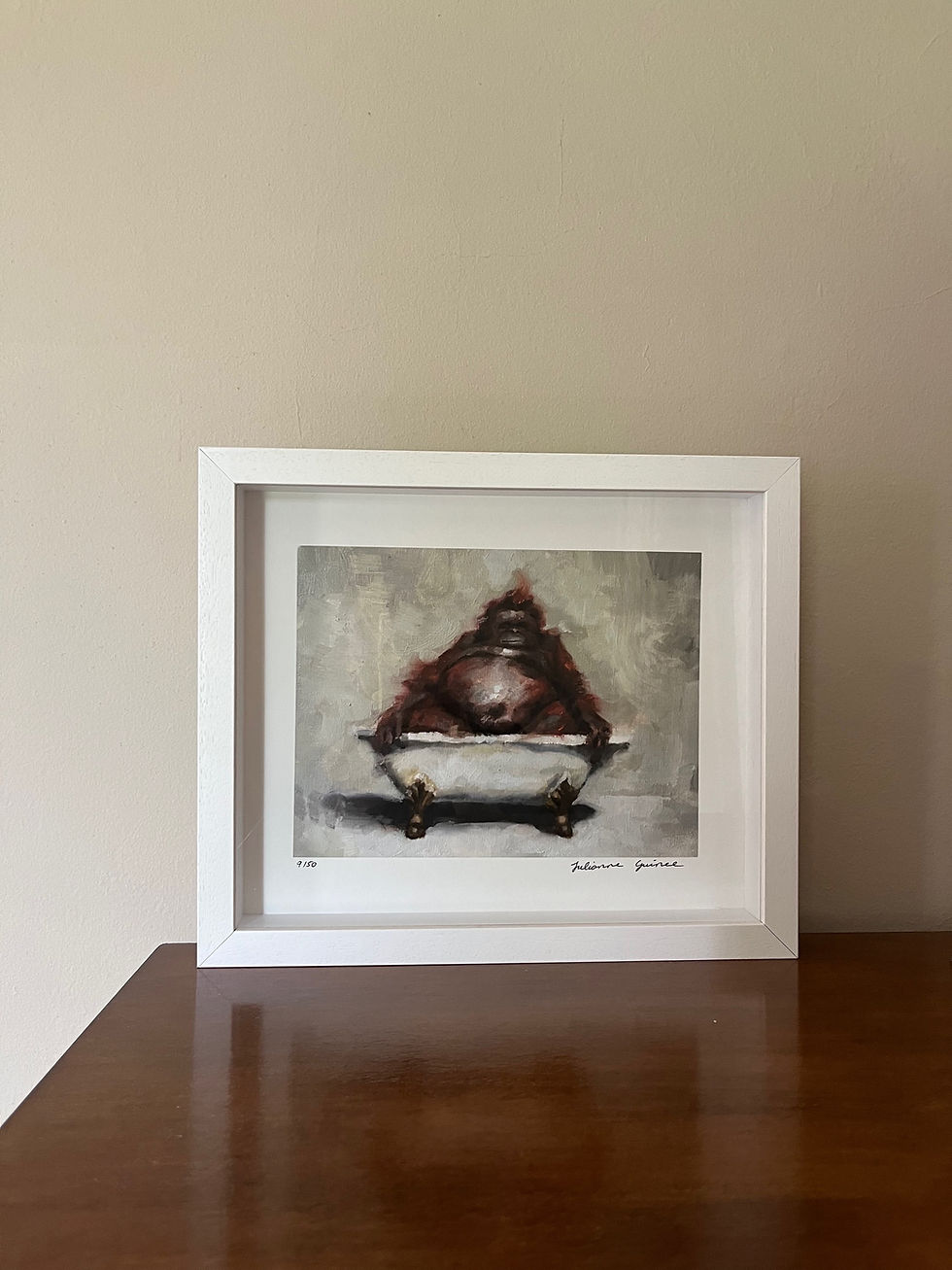 Thumbnail: Fat Ape, Framed Giclée Print 