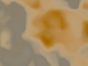 Abstract blurred composition of gray, beige, and golden forms
