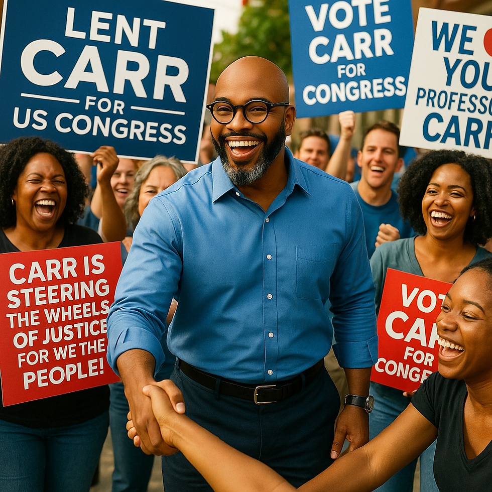 Lent Carr for United States Congress: A Platform for Real Change in North Carolina’s 9th District