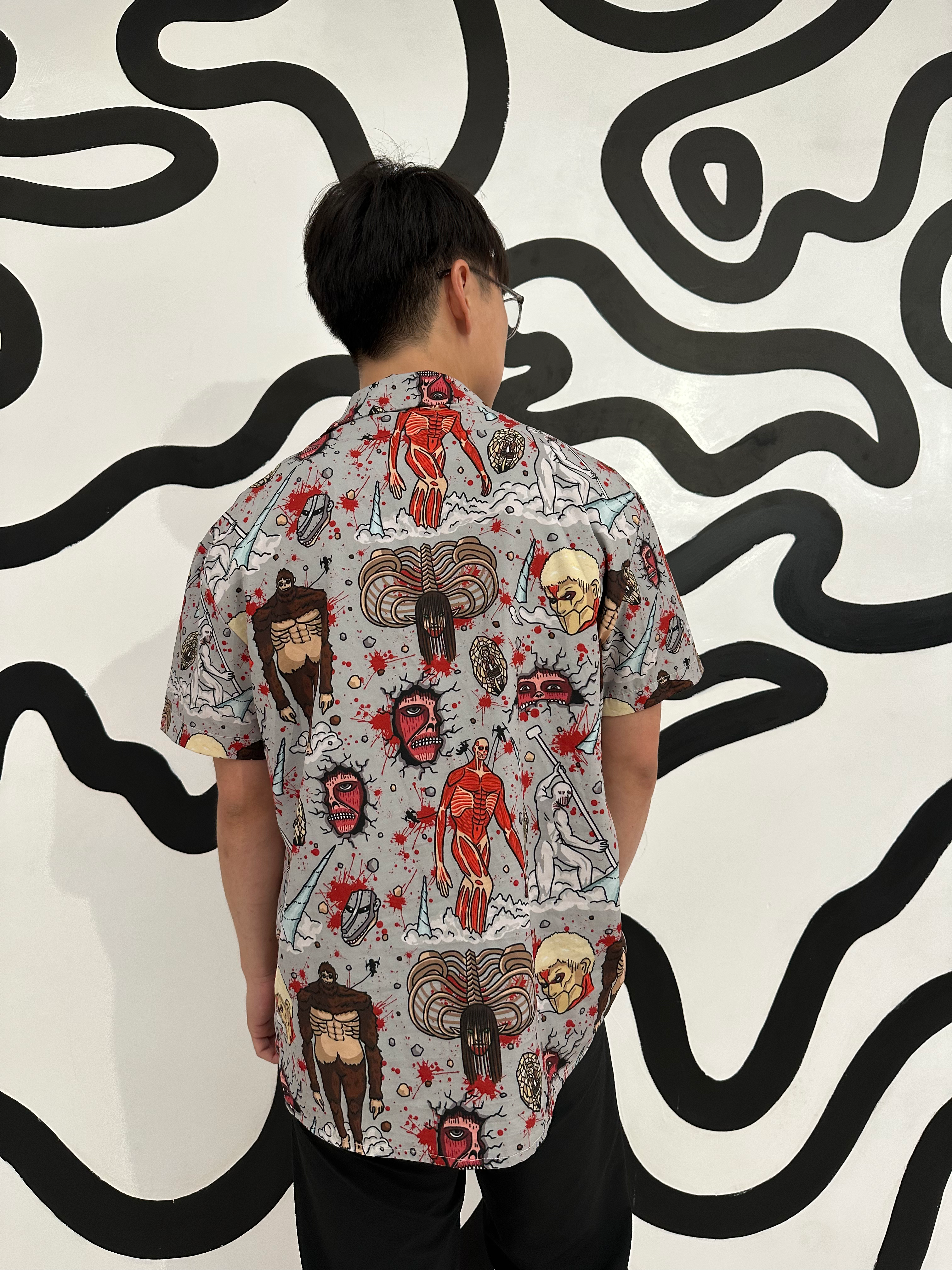 Attack On Titan Hawaiian Shirt