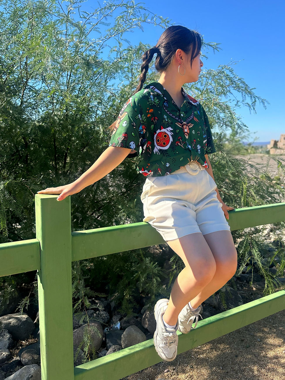 Thumbnail: Princess Mononoke Hawaiian Shirt