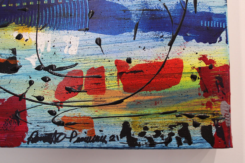 Miniature : ORIZZONTE 70x70x3,5cm