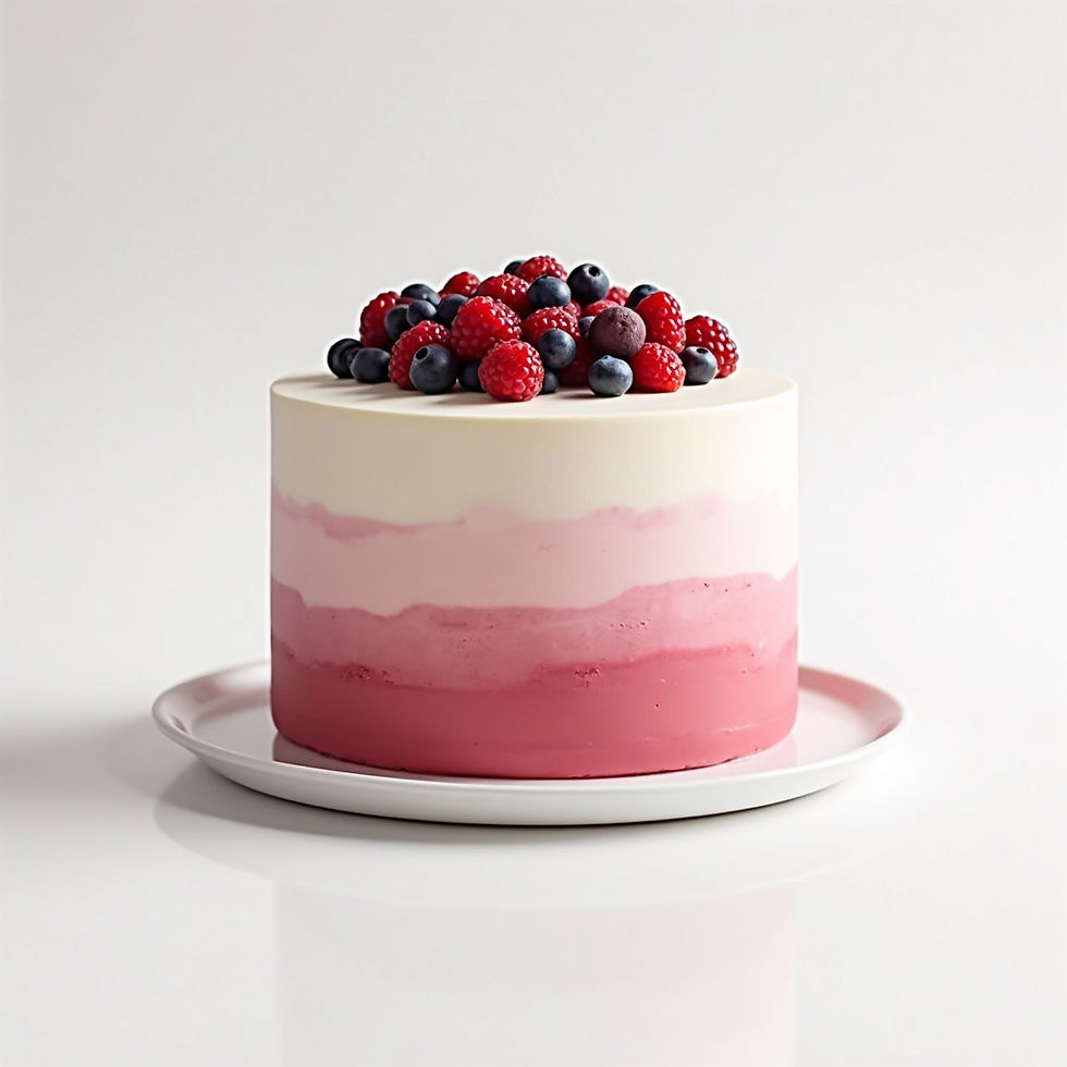 Artistic Ombre Cake