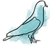 パステル鳥