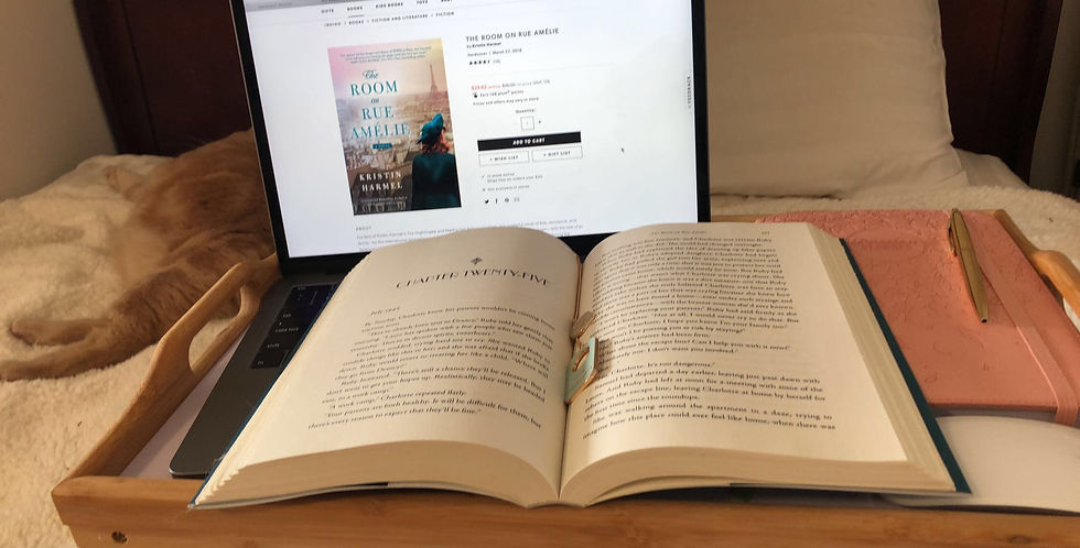 Reading The Room on Rue Amélie – emotional WWII novel review by book blogger