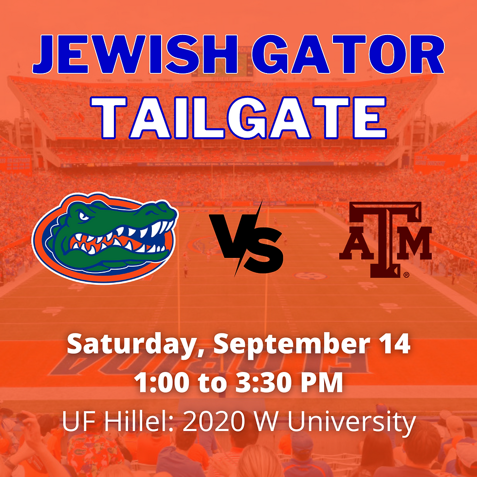 Jewish Gator Tailgate: UF vs Texas A&M