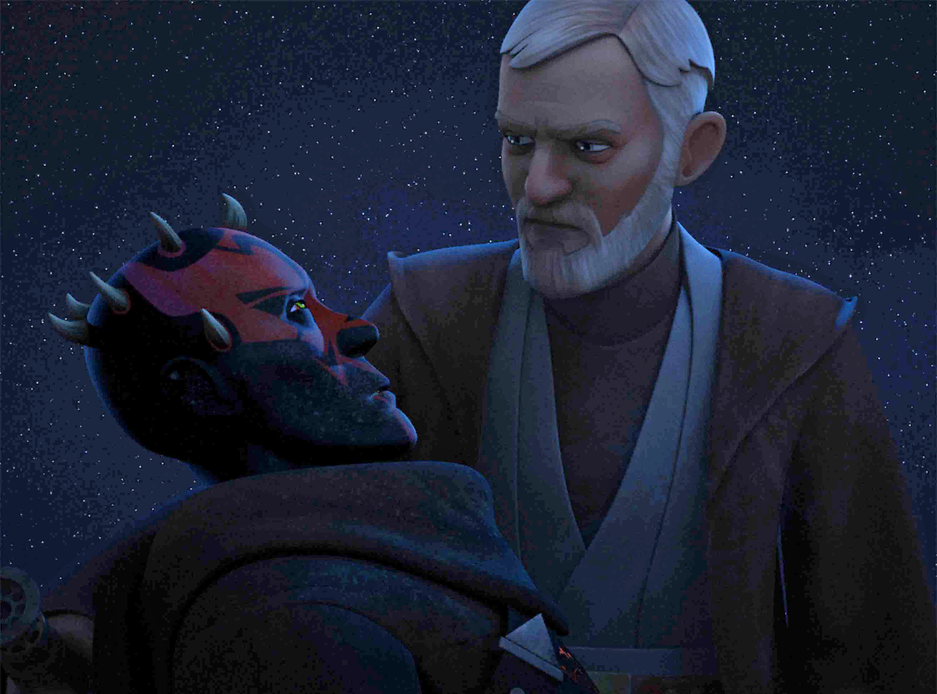 Ben Kenobi & Maul - Death Scene (SWR)