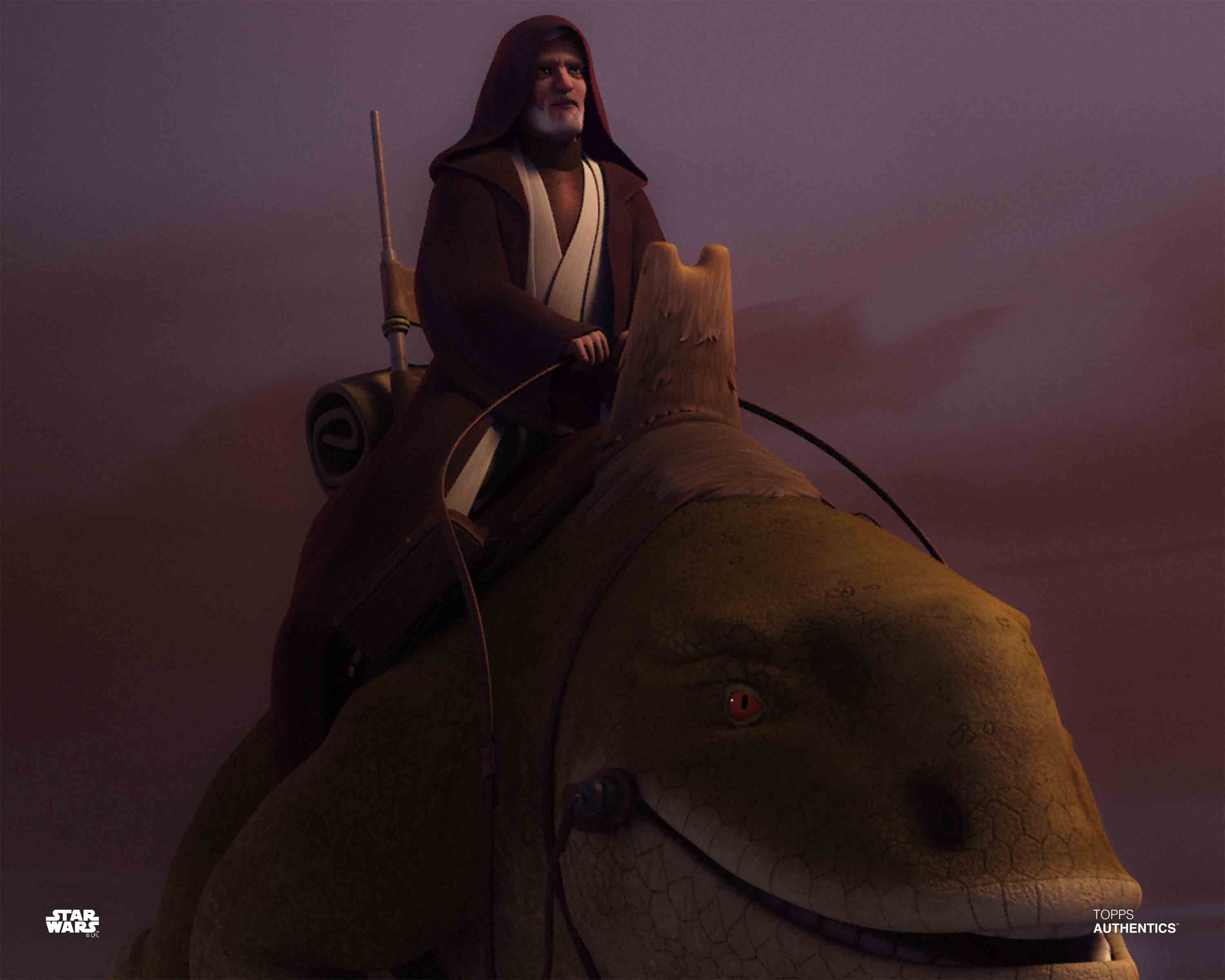 Ben Kenobi on the Dewback (SWR)