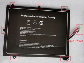 5500mAh/41.8Wh HW-37154200 Replacement Battery for Trekstor HW-37154200