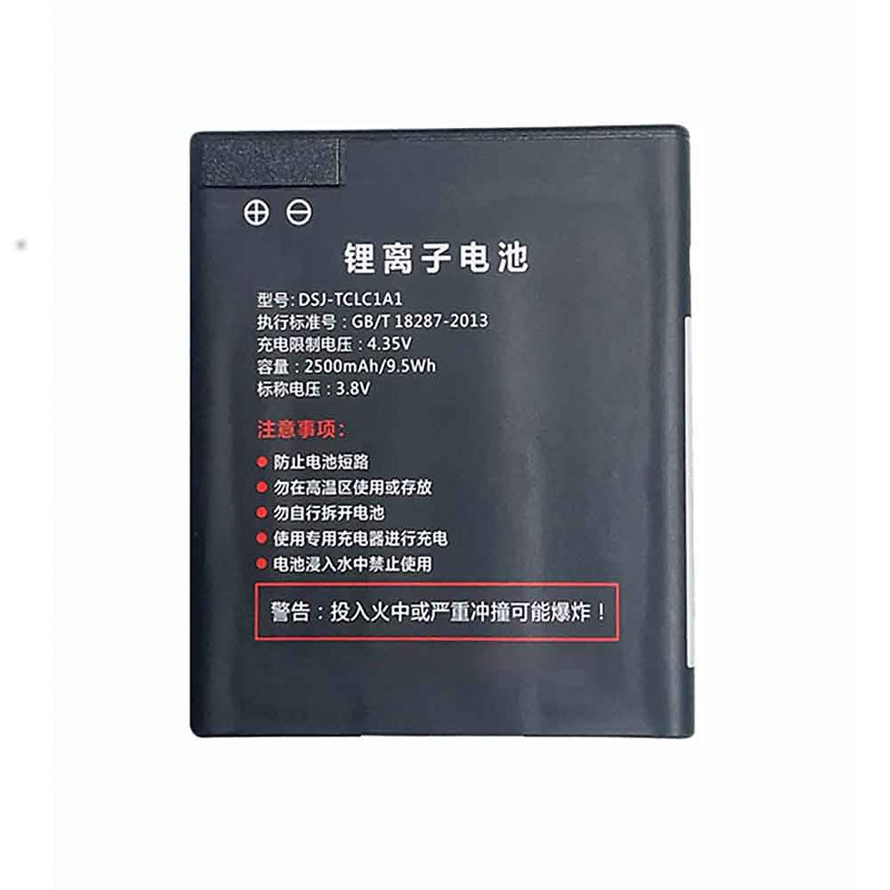 2500mAh DSJ-TCLC1A1 Replacement Battery for TCL DSJ-TCLC1A1 Site Enforcement Recorder