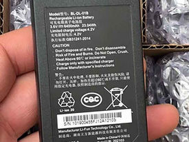 6400mAh BL-DL-01B Replacement Battery for Ezviz BL3602 DL30V