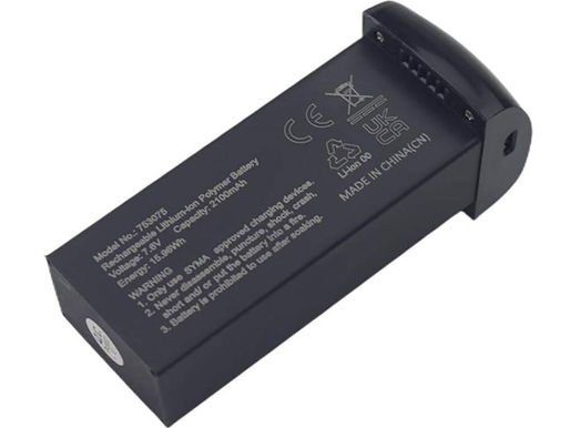 2100mAh/15.96Wh 753075 Replacement Battery for Syma W3 F7MINI F11MINI