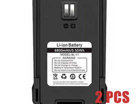 6800mAh BL-V1 Replacement Battery for Baofeng BF868 E50 888SPLUS BF-E80