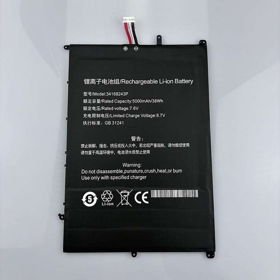 5000mAh 34168243P Replacement Battery for BMAX X15 Y1X4