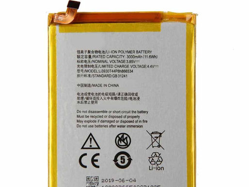 3000mAh/11.6WH Li3930T44P8h866534 Replacement Battery for ZTE Blade V7 MAX V7MAX