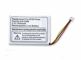 Apple iPod 4th Generation Apple 616-0206 Battery