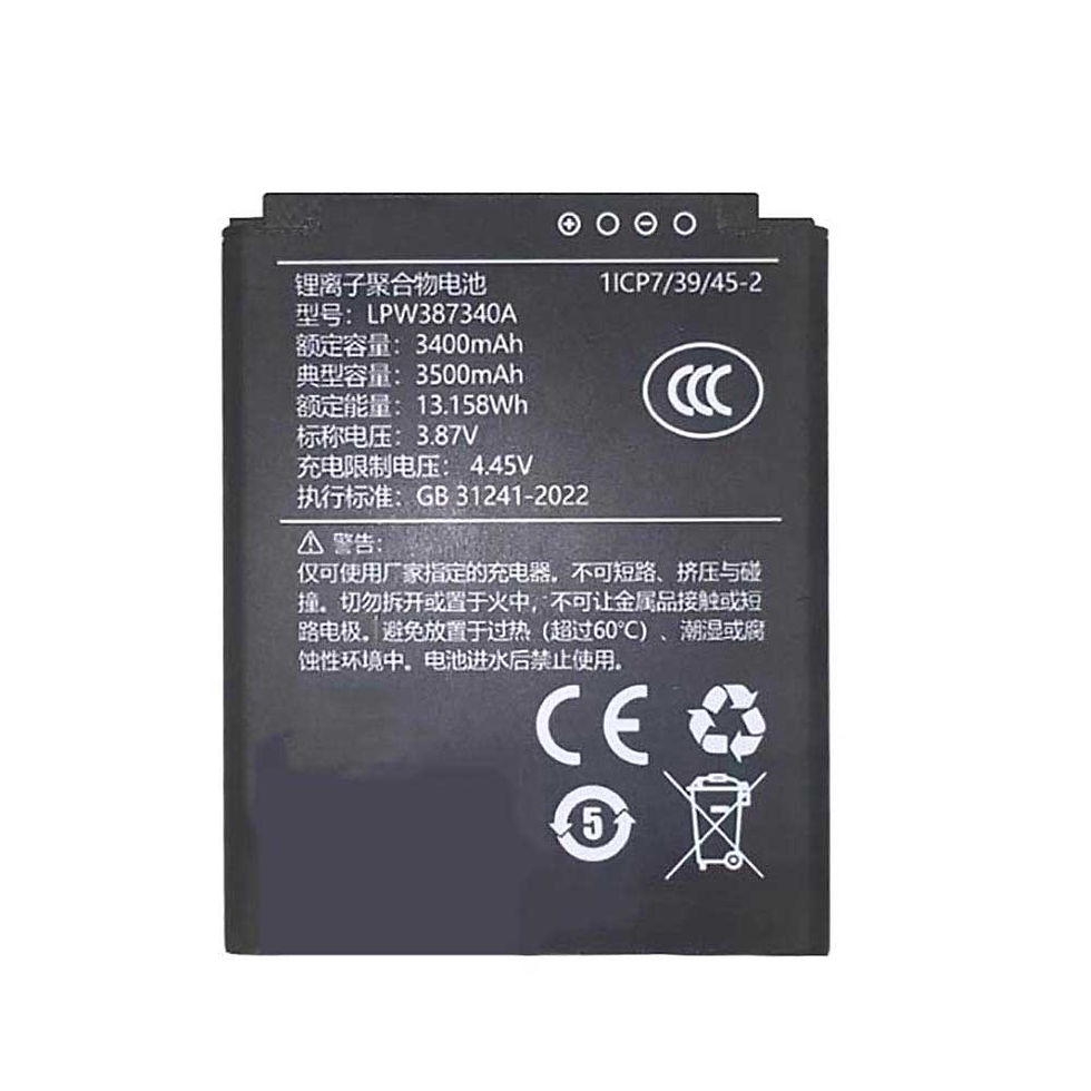 3400mAh LPW387340A Replacement Battery for Hisense Z50 DSJ-HIS50A1