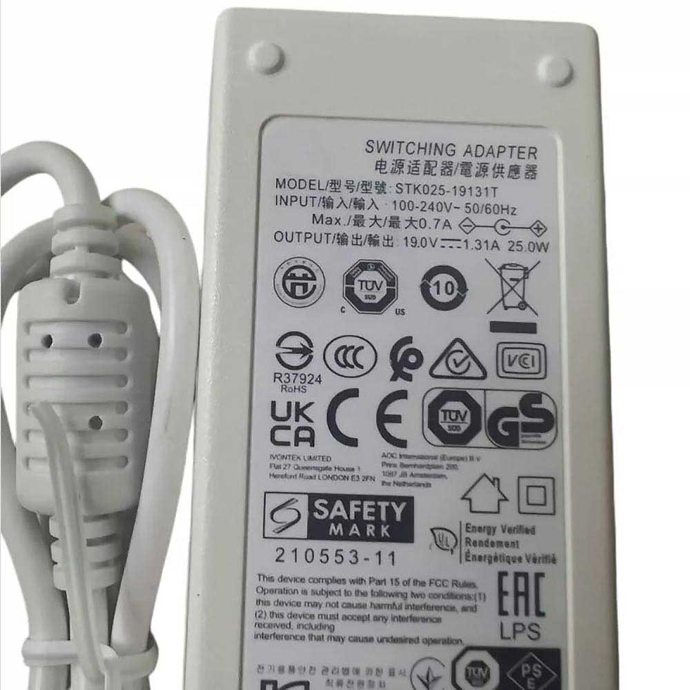 New Aoc 24B2XH 27B2H ADPC1925EX LCD Monitor 25W LED & LCD TVs Cable STK025-19131T
