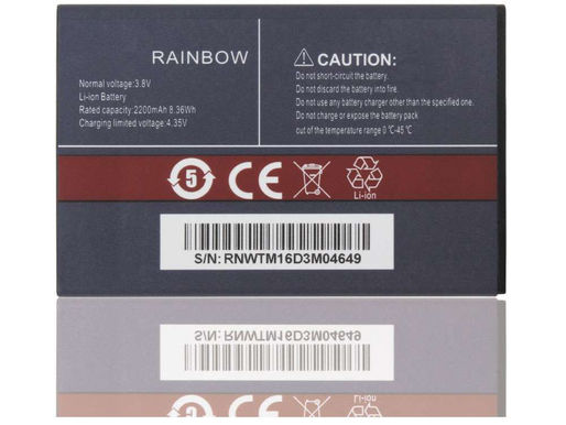2200mAh Rainbow Replacement Battery for Cubot Rainbow
