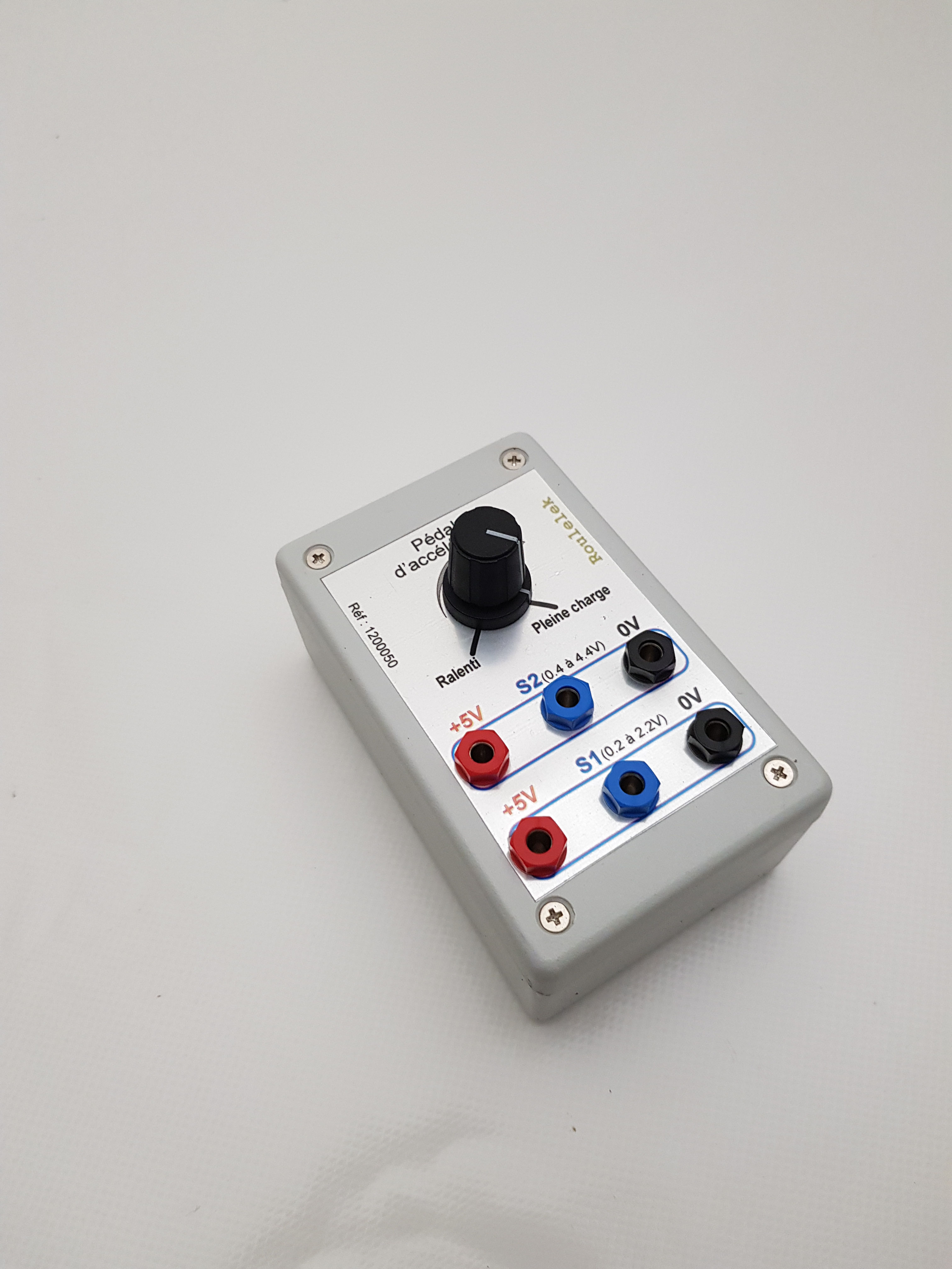 Maquette pédale d'accélérateur S2=2S1