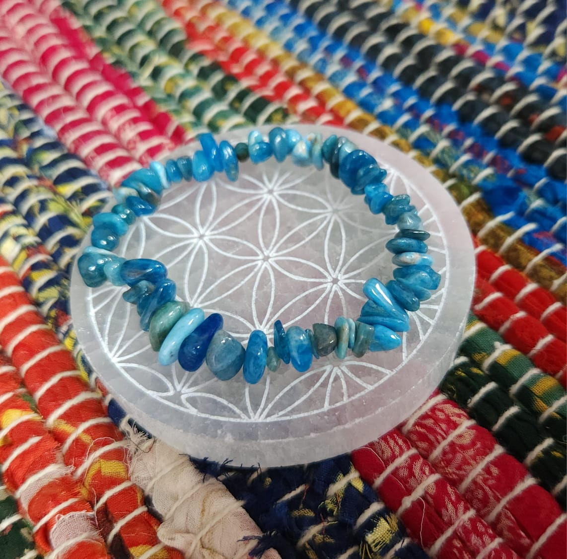 Apatite Chip Bracelet