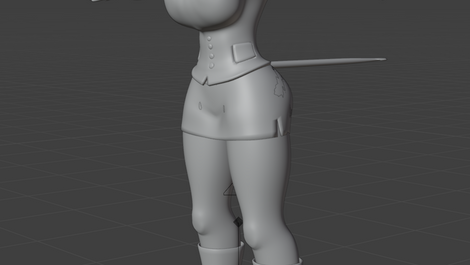 Fully developed_Main Outfit_side