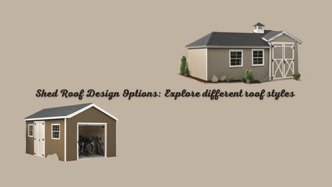 Shed Roof Design Options: Explore different roof styles.