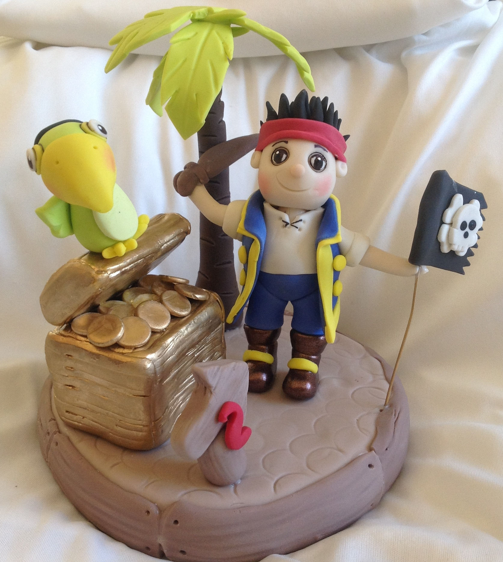 Figura para pastel Jake y los piratas