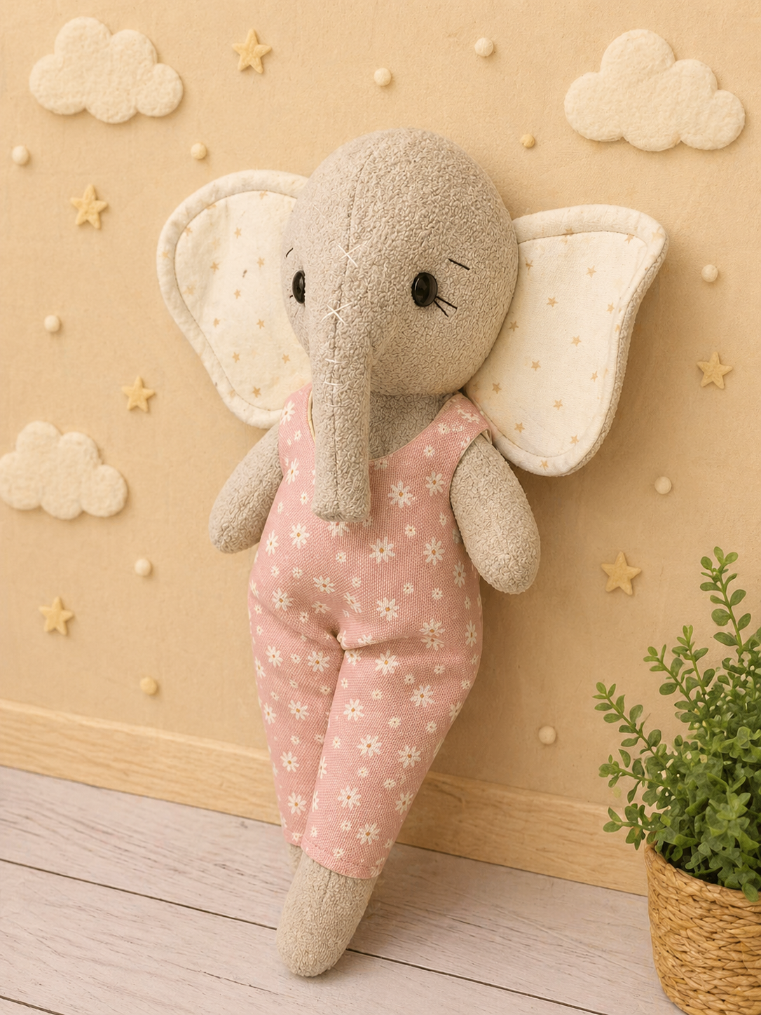 Elefante de Pelúcia - Bichinhos da Maternidade
