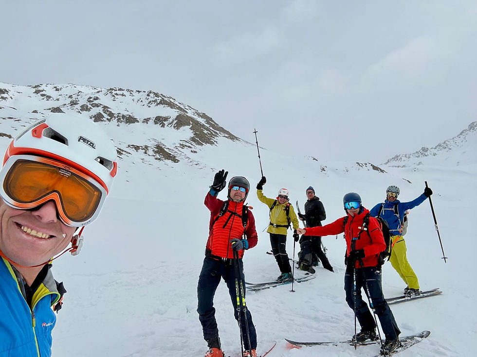 Die dritte, ein bisschen durch Motivationsverlust gezeichnete Skitour auf die Ochsenlenke.