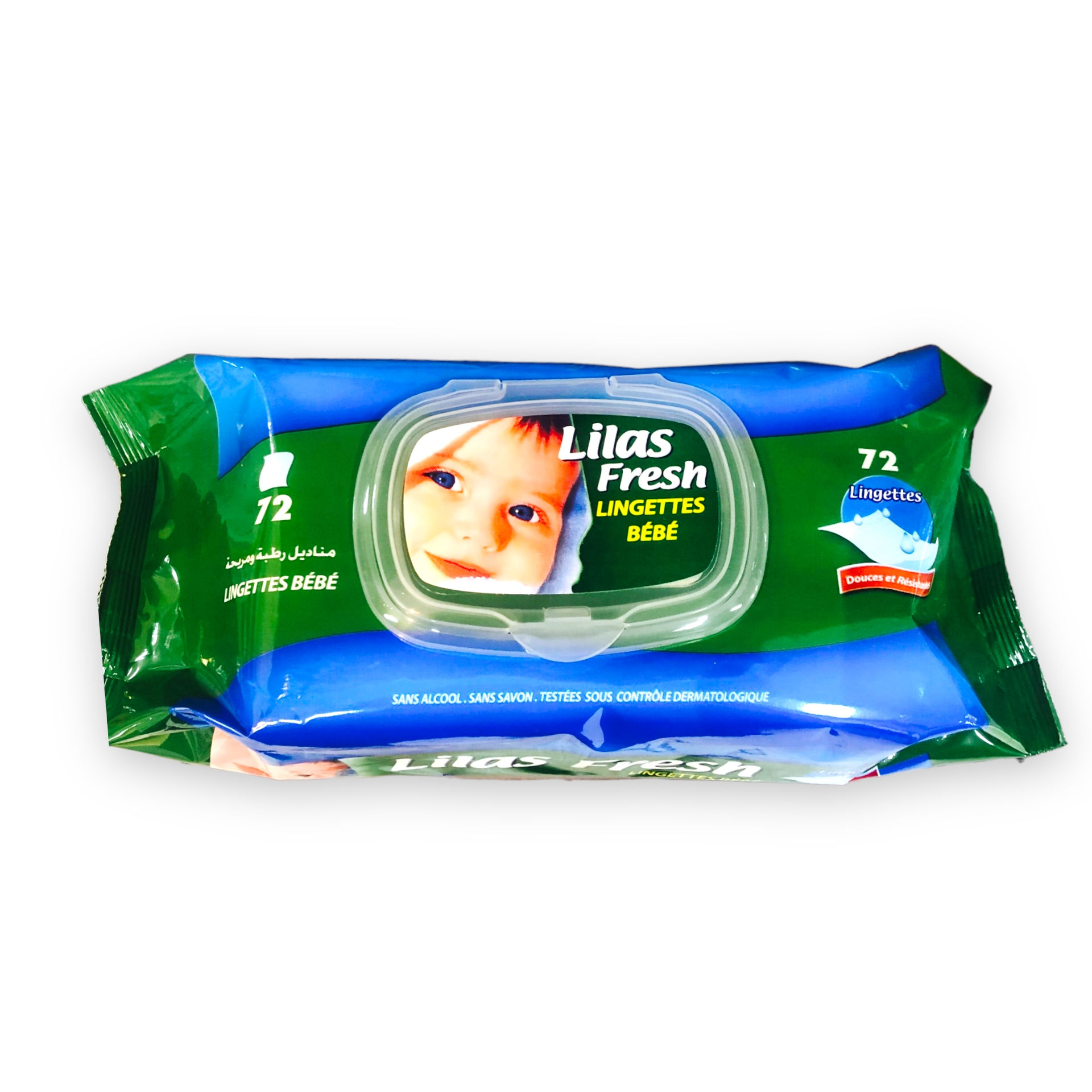 Lilas Fresh Bébé Lingettes *72