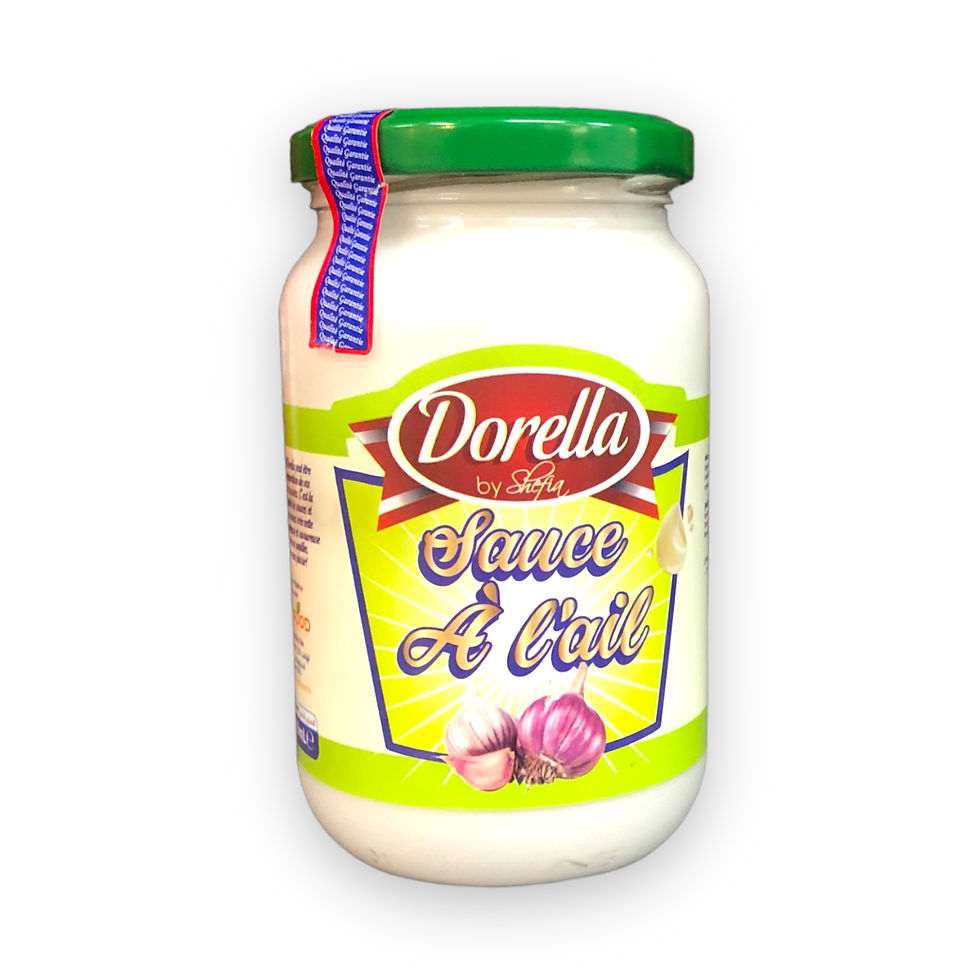 Dorella sauce à l’ail en verre 370 ML