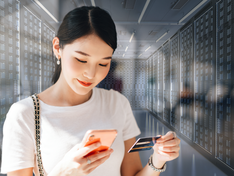 composable commerce shopper buying online