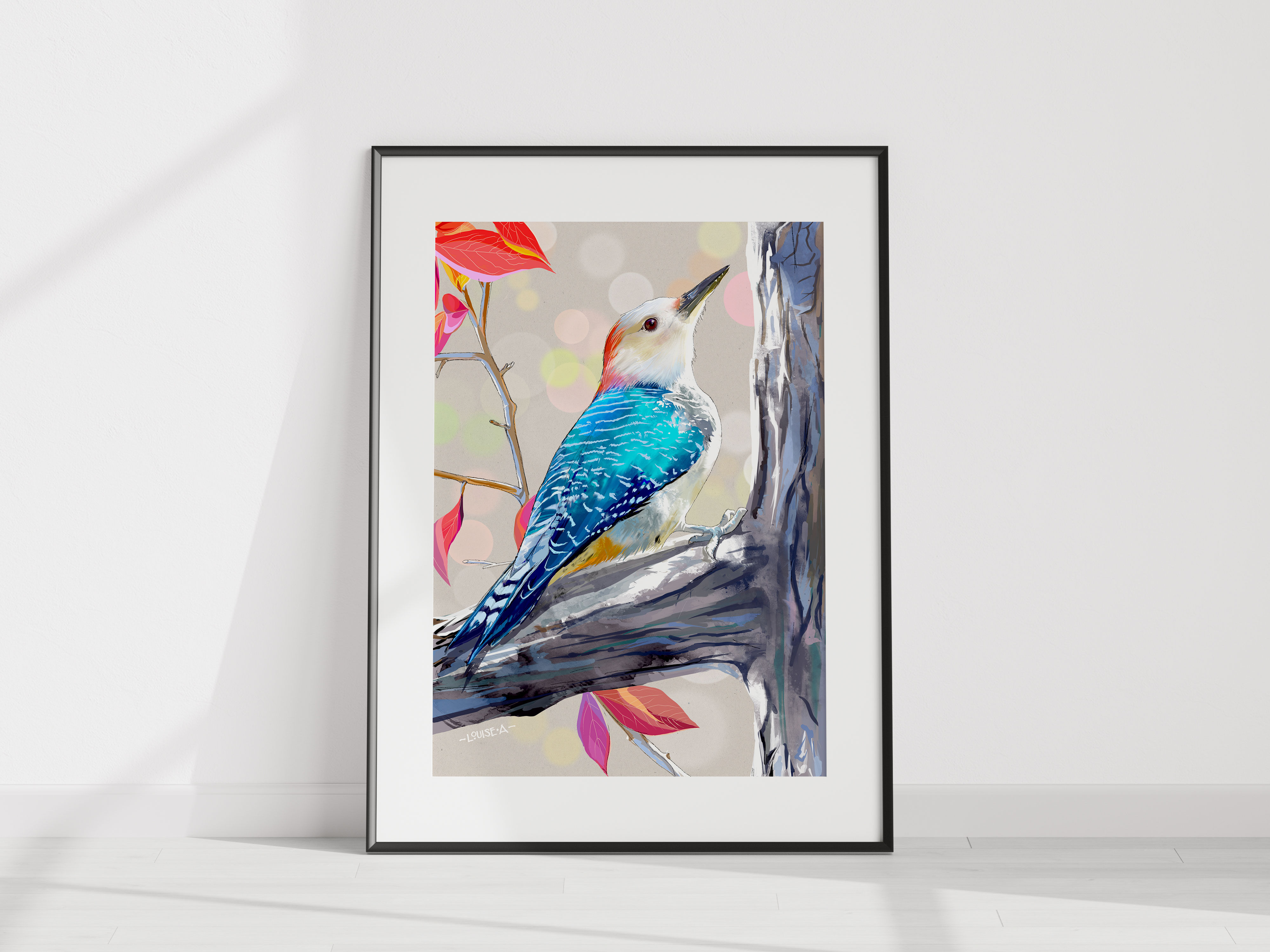 Woodpecker fine art print