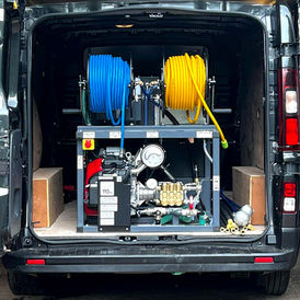 Callander drainage van open back