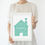 Thumbnail: Personalised Family Home Word Art print  - White Text