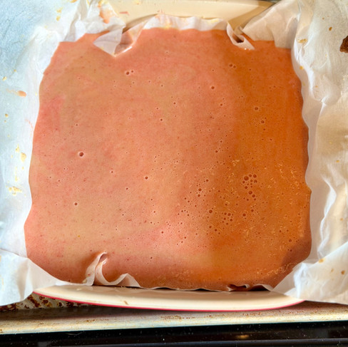 unbaked filling