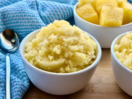 Easy 1-Ingredient Yellow Watermelon Shaved Ice