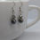 Thumbnail: Grey pearl earrings