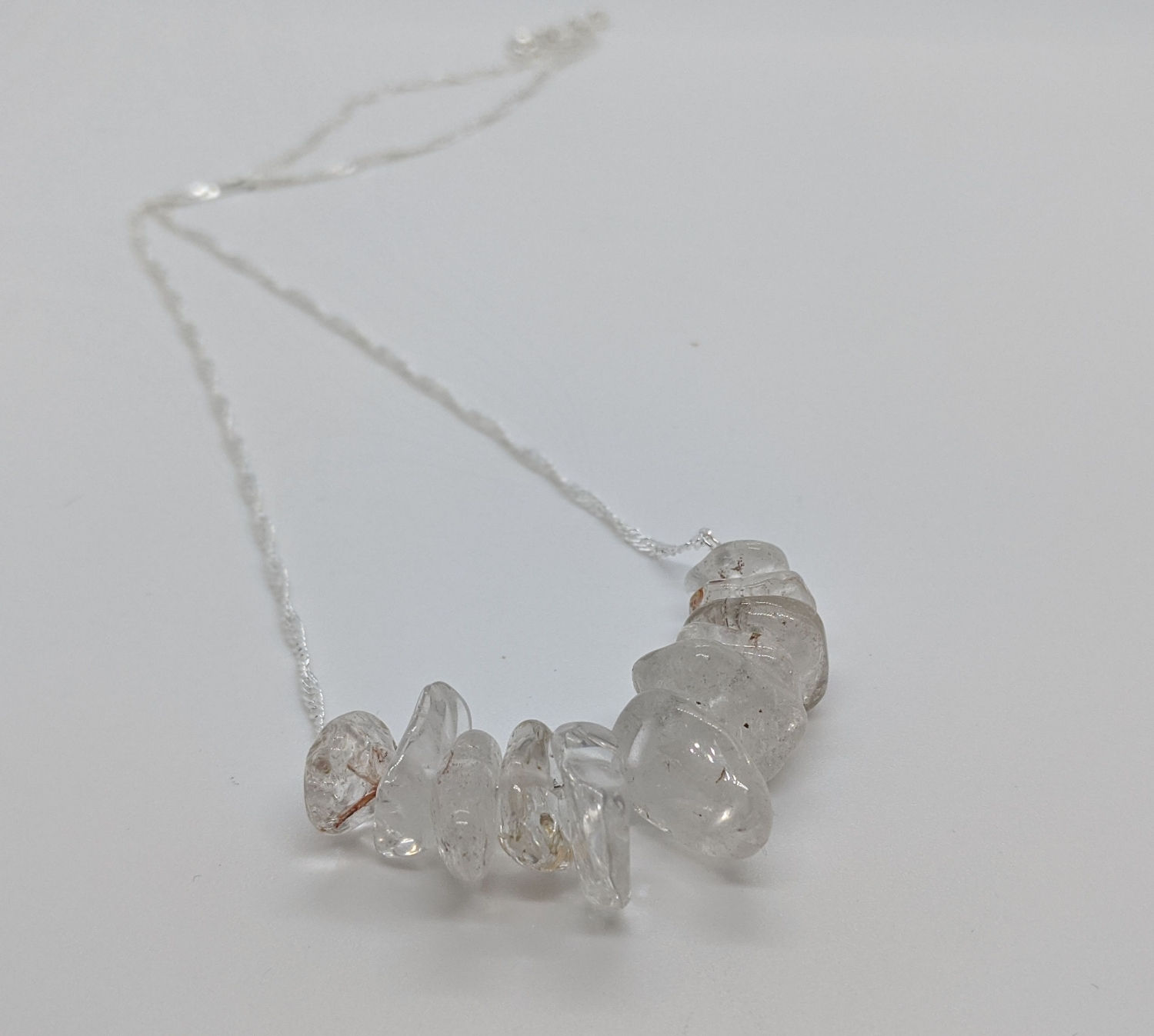 Silver + Crystal Quartz Necklace
