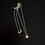 Thumbnail: Gold and Silver Pendant on Silver Necklace