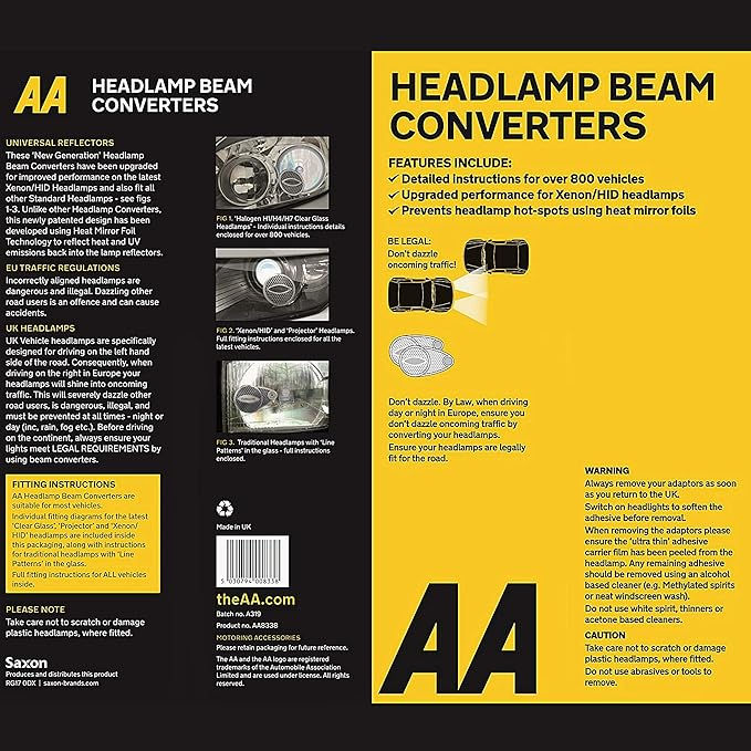 Thumbnail: AA Headlamp Beam Converters - 5030794008338